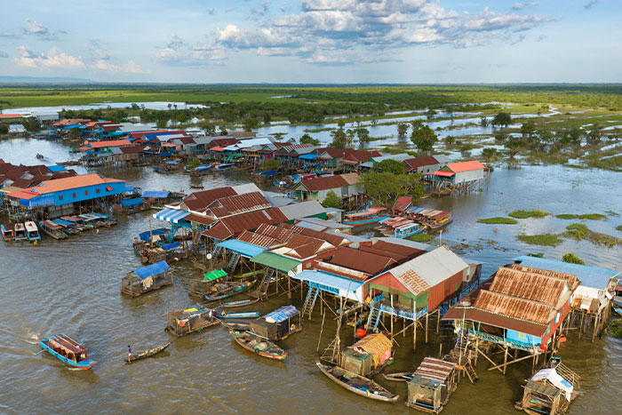 Kampong Phluk floating village